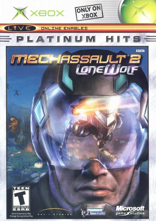 MechAssault 2 Lone Wolf (Platinum Hits) (Xbox) - Game Manual Only