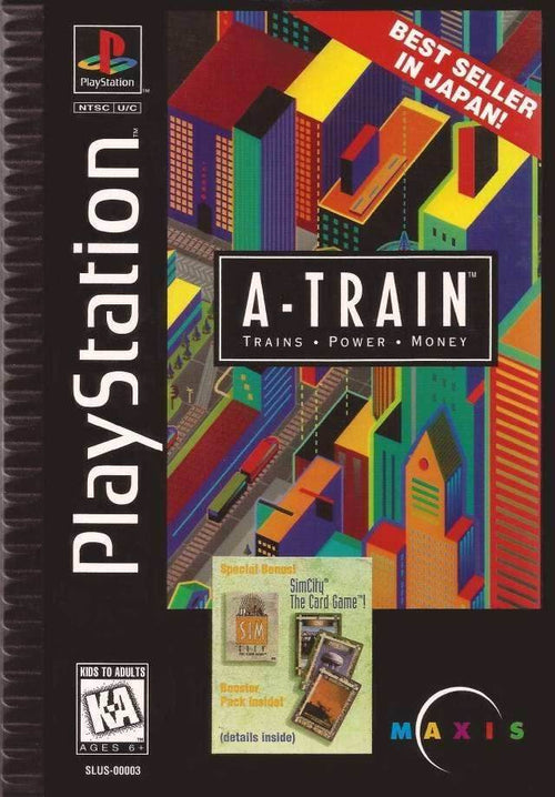 A-Train: Trains - Power - Money (Playstation) - Game Manual Only