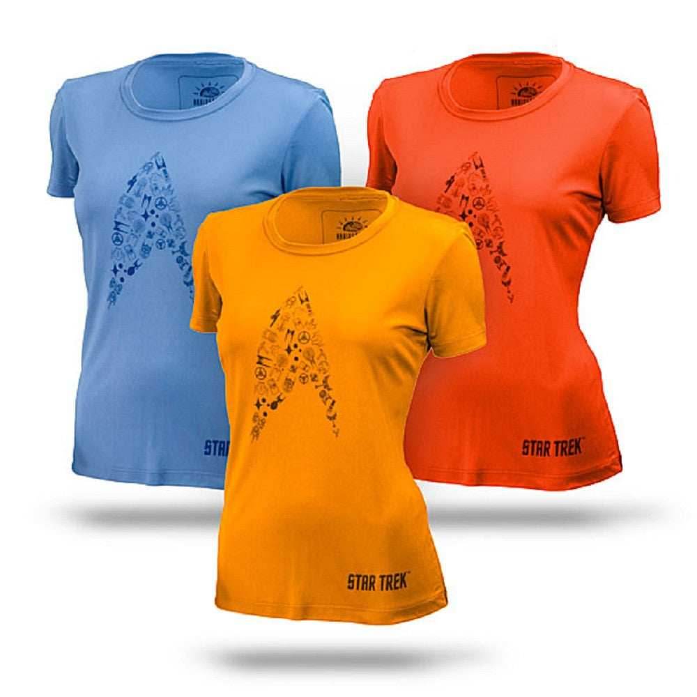 Star Trek Cadet Women's Tech Shirt (S, M, L, XL, 2XL) - Green / Small