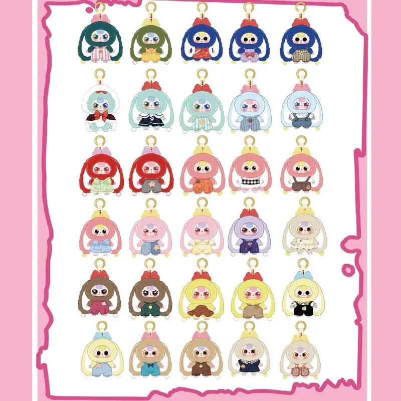 Baby Three V2 Rabbit Macaron Cute Bunny Plush Series Blind Box (1 Blind Box) - 