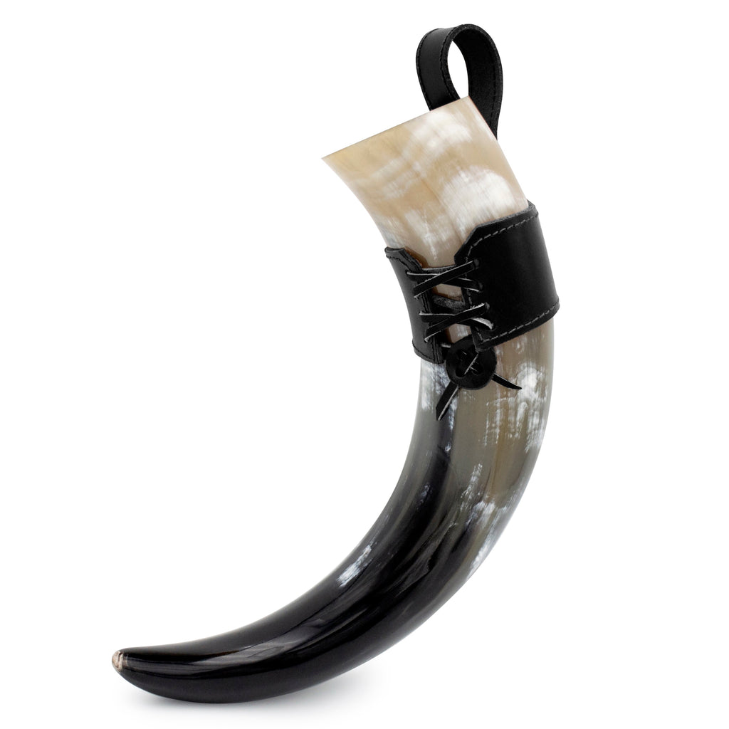 Viking Drinking Horn with Leather Holster – The Journeyman