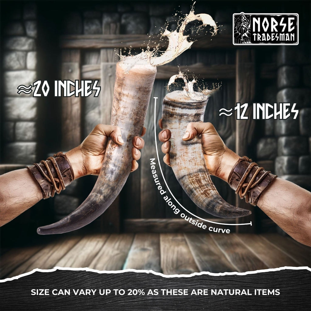 Viking Drinking Horn with Leather Holster – The Journeyman