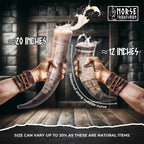 Viking Drinking Horn with Leather Holster – The Journeyman