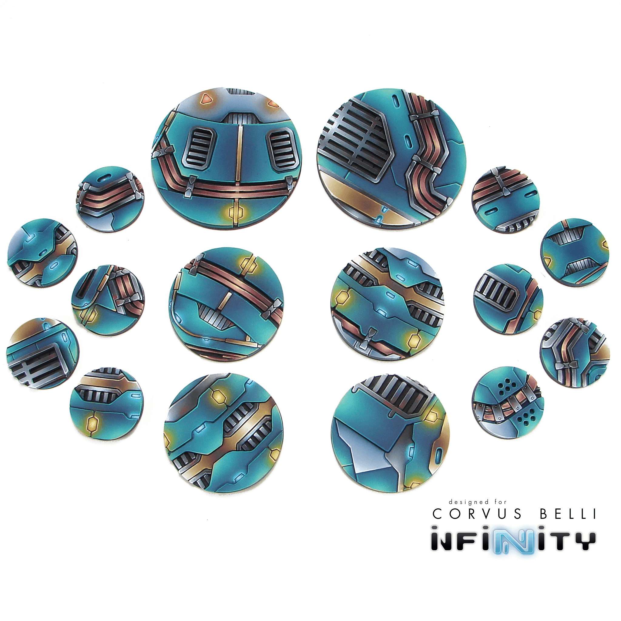 Daedalus Bases - Full Set (16)