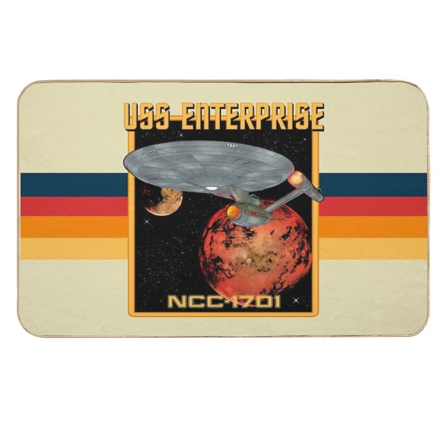 USS Enterprise NCC-1701  Anti-Trip Bath Mat