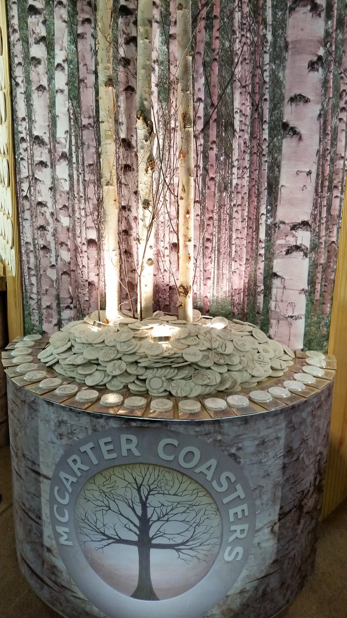 Spiral Lighthouse Car Coasters