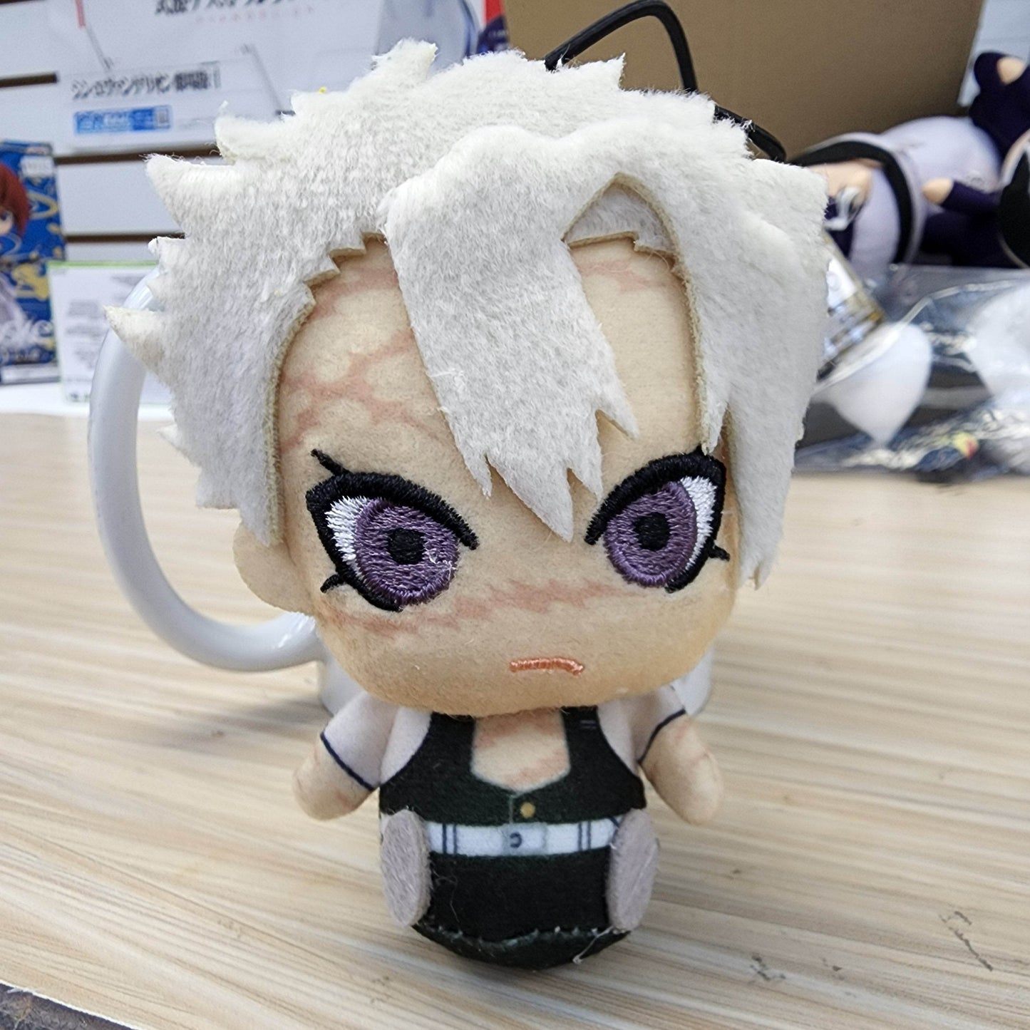 Demon Slayer Kimetsu No Yaiba Mascot Plush Strap Vol. 3 Sanemi Shinazugawa - 