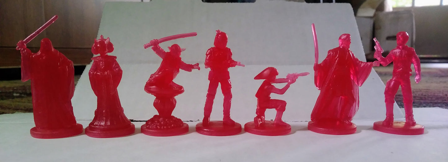 Star Wars Hologram Mini Figures set