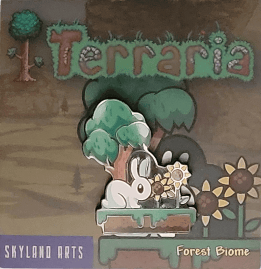 The Forest Biome Bunny Hard Enamel Pin - 