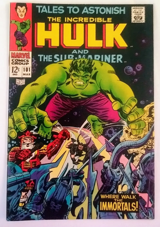 Tales to Astonish #101, Marvel Comics (March 1968, VG)