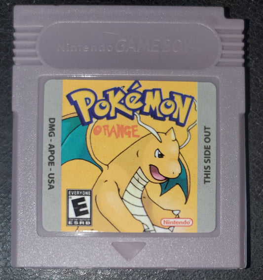 Pokemon Orange GBC ROM Hack Video Game Custom Gameboy Color