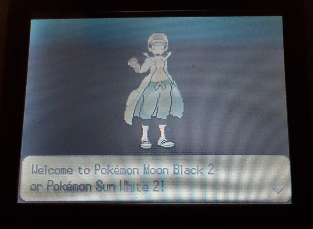 Pokemon Moon Black 2 NDS Video Game Nintendo DS with Box ROM Hack