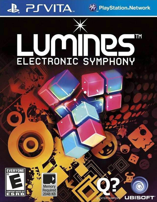 Lumines Electronic Symphony (PlayStation Vita) - Game Manual Only