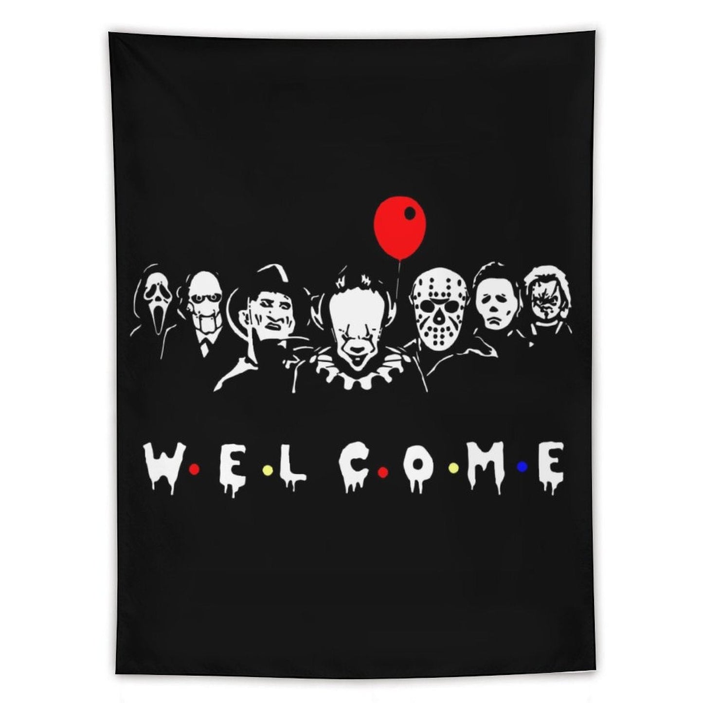 Welcome Halloween Tapestry