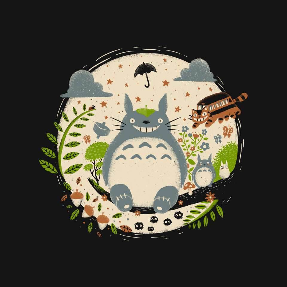 Magical Forest - None / Black / 13x13