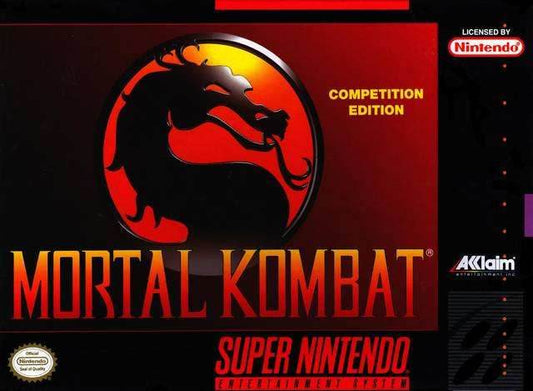 Mortal Kombat (Super Nintendo) - Game Manual Only