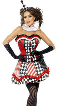 Fever Deluxe Clown Cutie Adult Costume Size Small