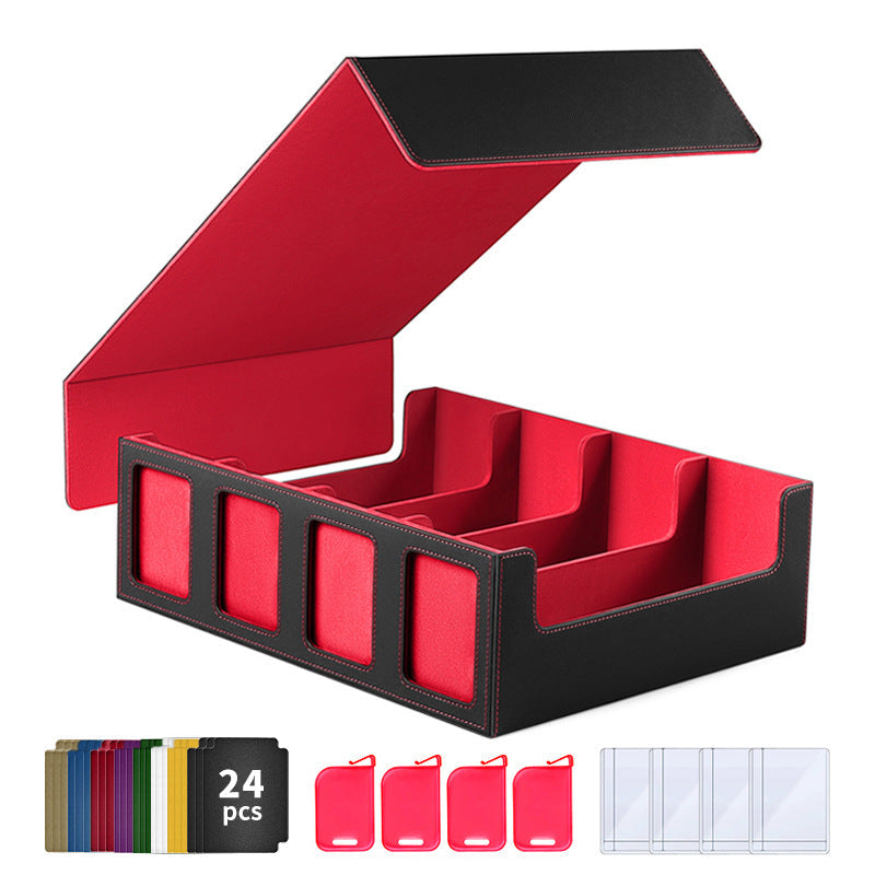 Large-capacity 3000+ Tabletop Game Card Storage Box - Yu-Gi-Oh! & Pokémon Flip-Top Card Case