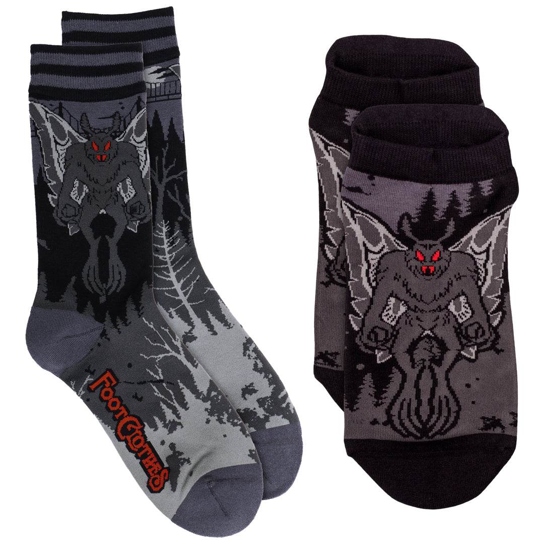 Mothman Ankle and Crew Sock Pack | 2 Designs - 