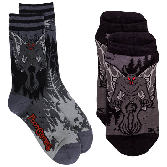 Mothman Ankle and Crew Sock Pack | 2 Designs - 