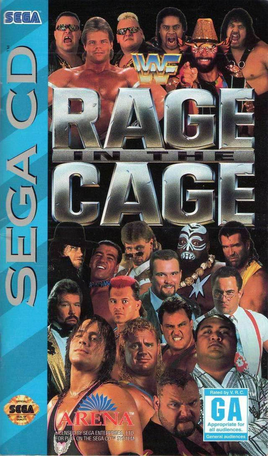 WWF Rage in the Cage (Sega CD) - Game Manual Only
