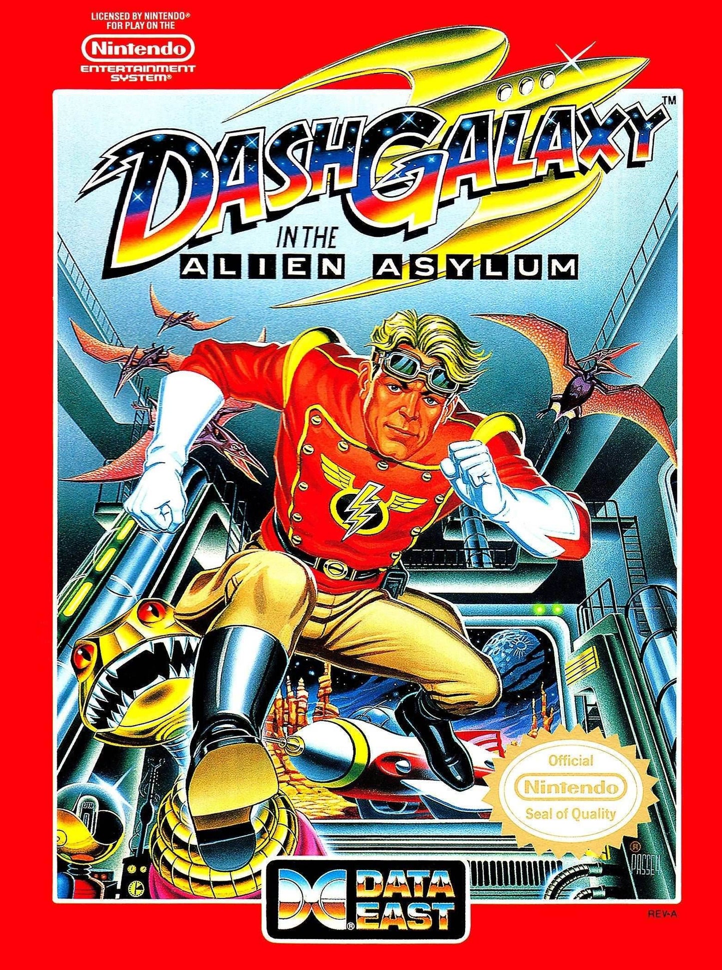 Dash Galaxy in the Alien Asylum (Nintendo NES) - Game Manual Only