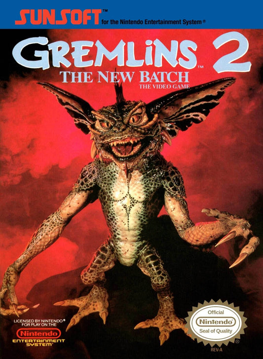Gremlins 2 The New Batch (Nintendo NES) - Game Manual Only