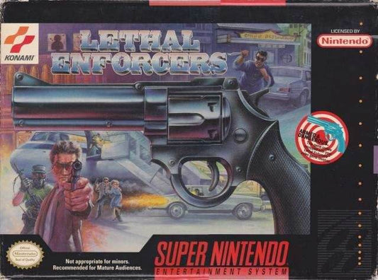 Lethal Enforcers (Super Nintendo) - Game Manual Only