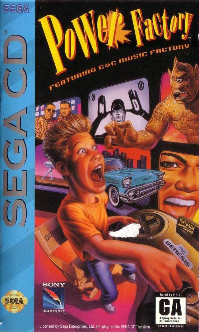 Power Factory Featuring C+C Music Factory (Sega CD) - Game Manual Only