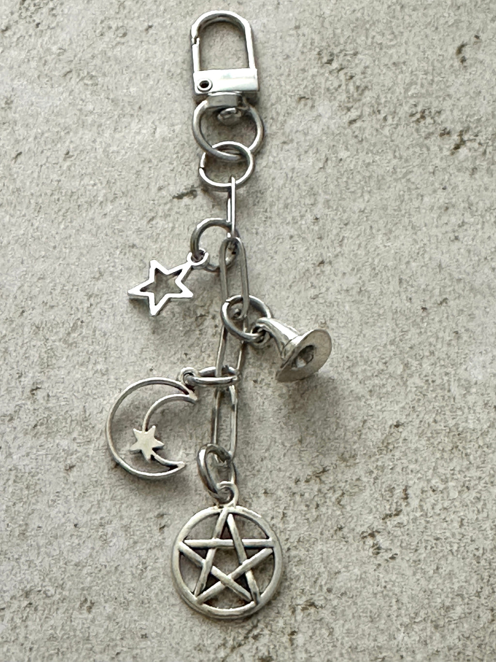 Witchy Bag Charm Keychain