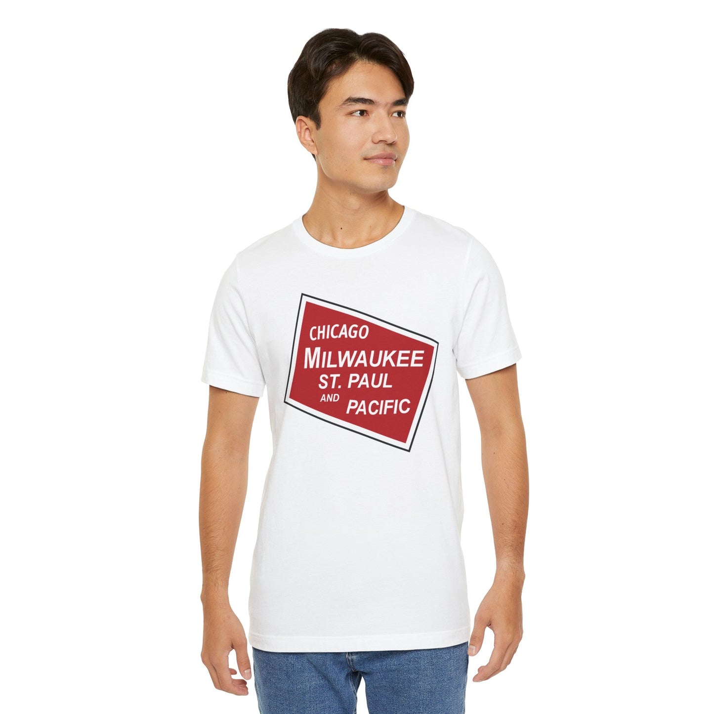 Chicago, Milwaukee, St. Paul and Pacific Railroad Logo Tee "The Milwaukee Road"