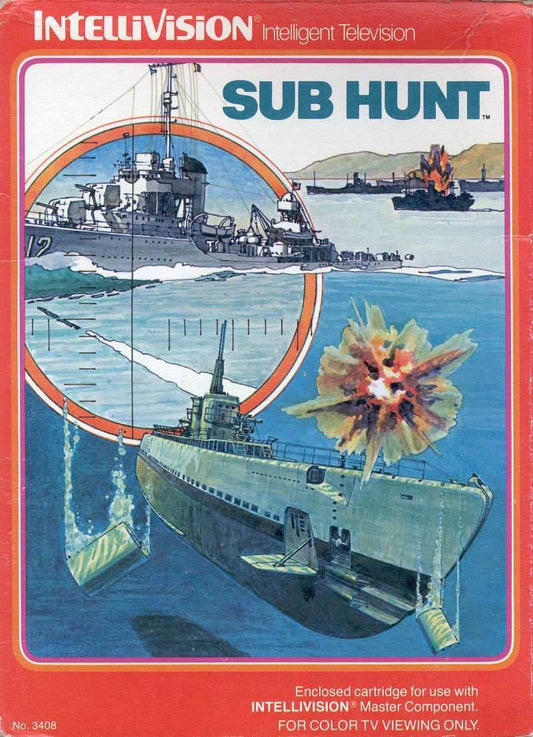 Sub Hunt (Intellivision) - Game Manual Only