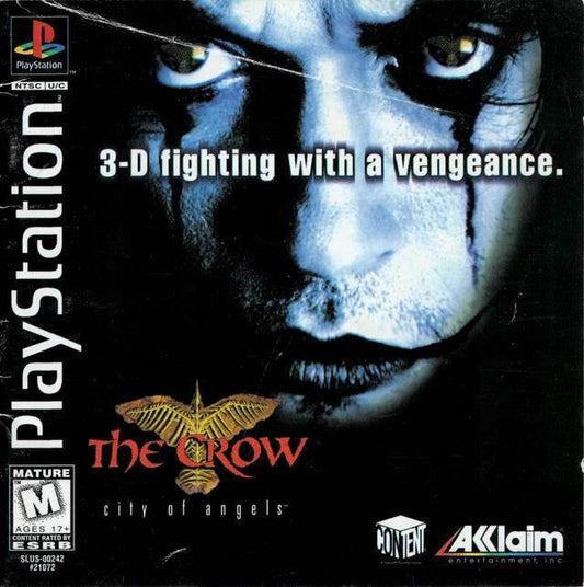 The Crow: City of Angels (Playstation) - Game Manual Only