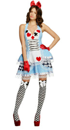 Fever Miss Wonderland Sexy Alice Adult Costume Size Medium