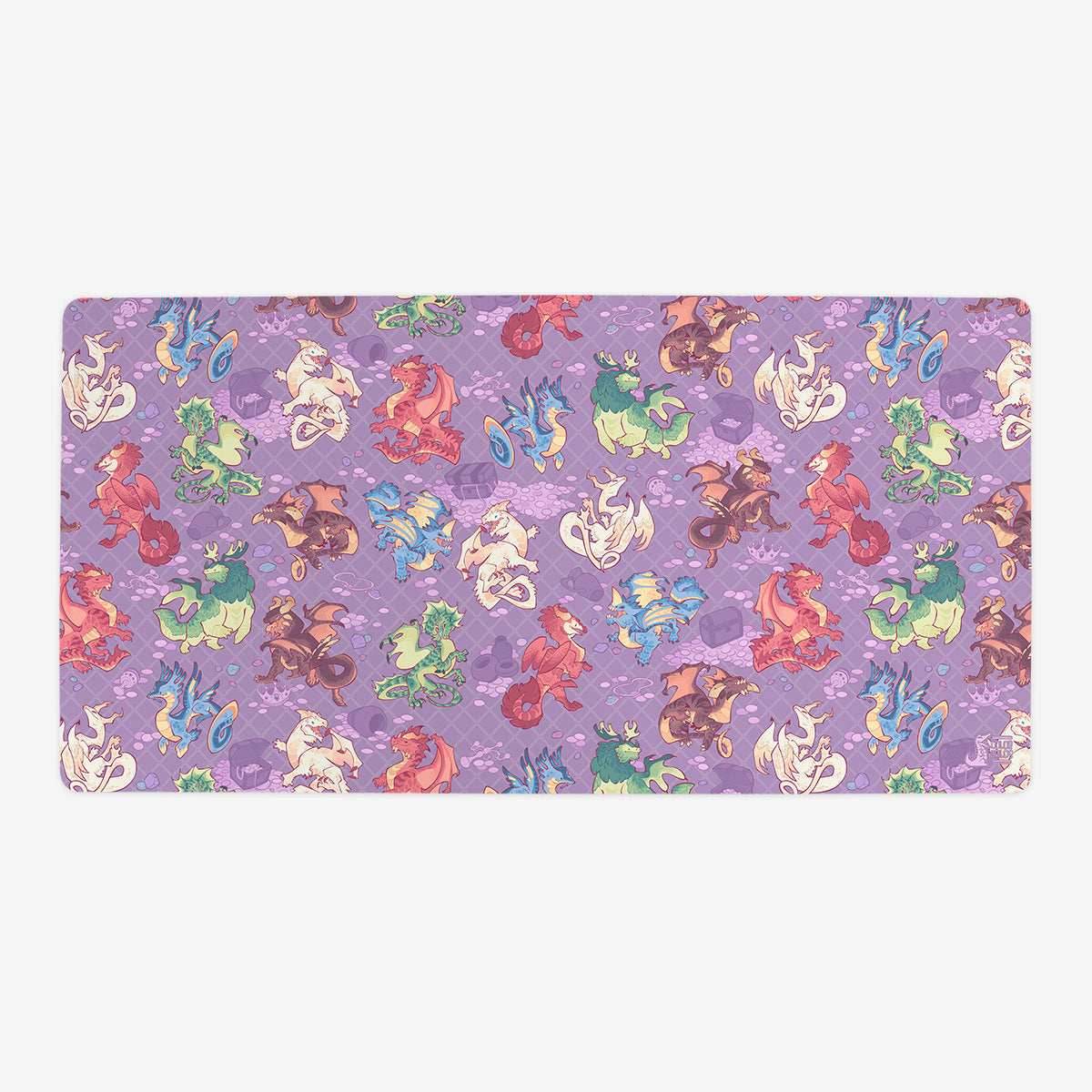 Chromatic Dragons Playmat - Oversized Playmat / Purple / Plain