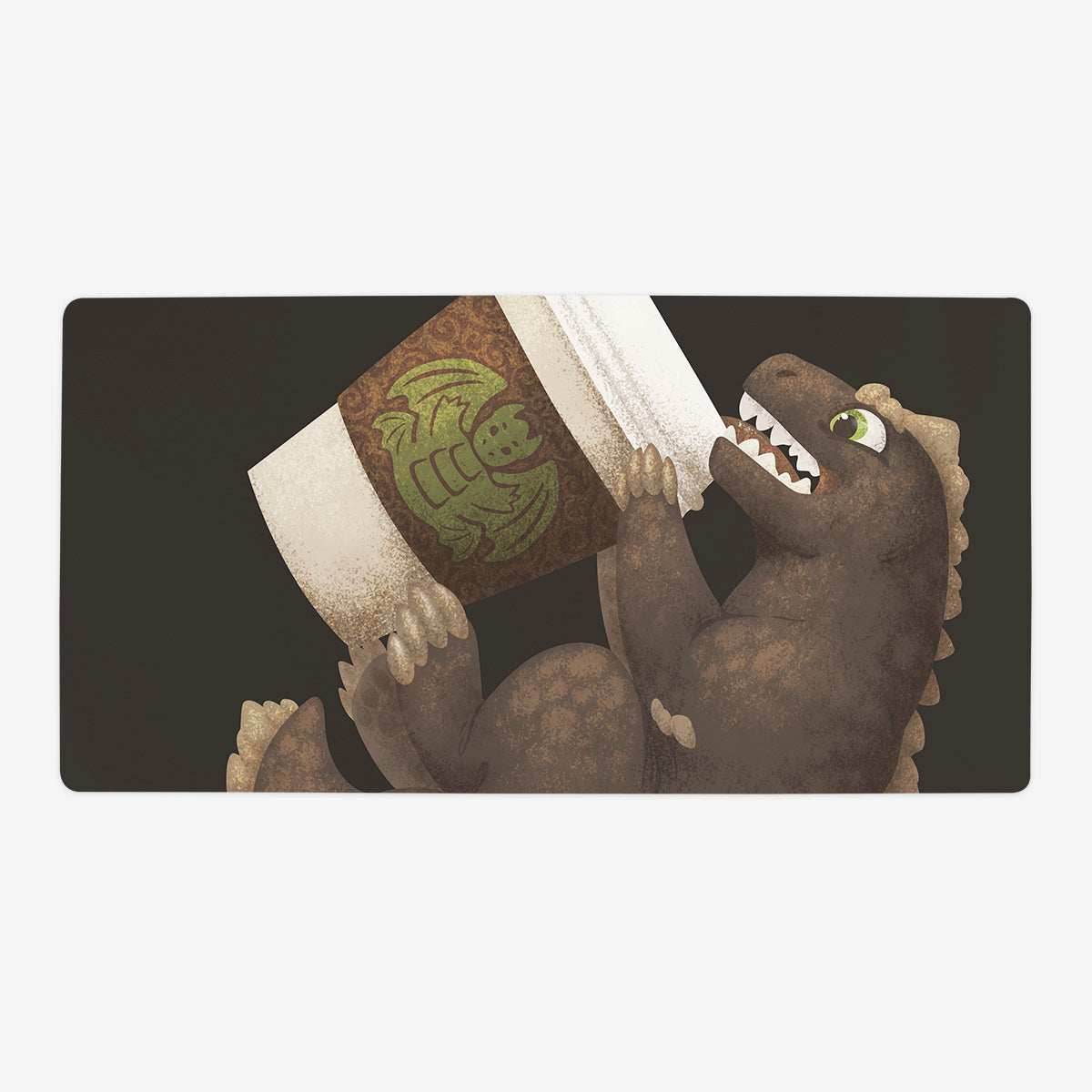 Coffee Guzzler Dragon Playmat - Oversized Playmat / Plain