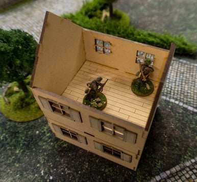 28mm Small Country Home, 2 Story - 28MMDF553 - 
