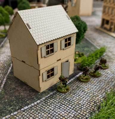 28mm Small Country Home, 2 Story - 28MMDF553 - 