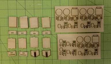 Furniture for 28mm Buildings - 28MMDF560 - 