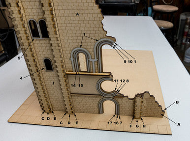 28mm "Saving Private Ryan" Church Bell Tower - 28MMDF600