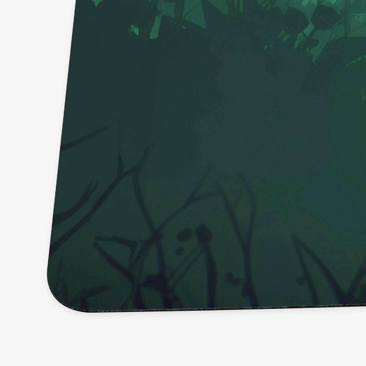 Midnight Green Dragon Playmat - Standard Playmat / Plain