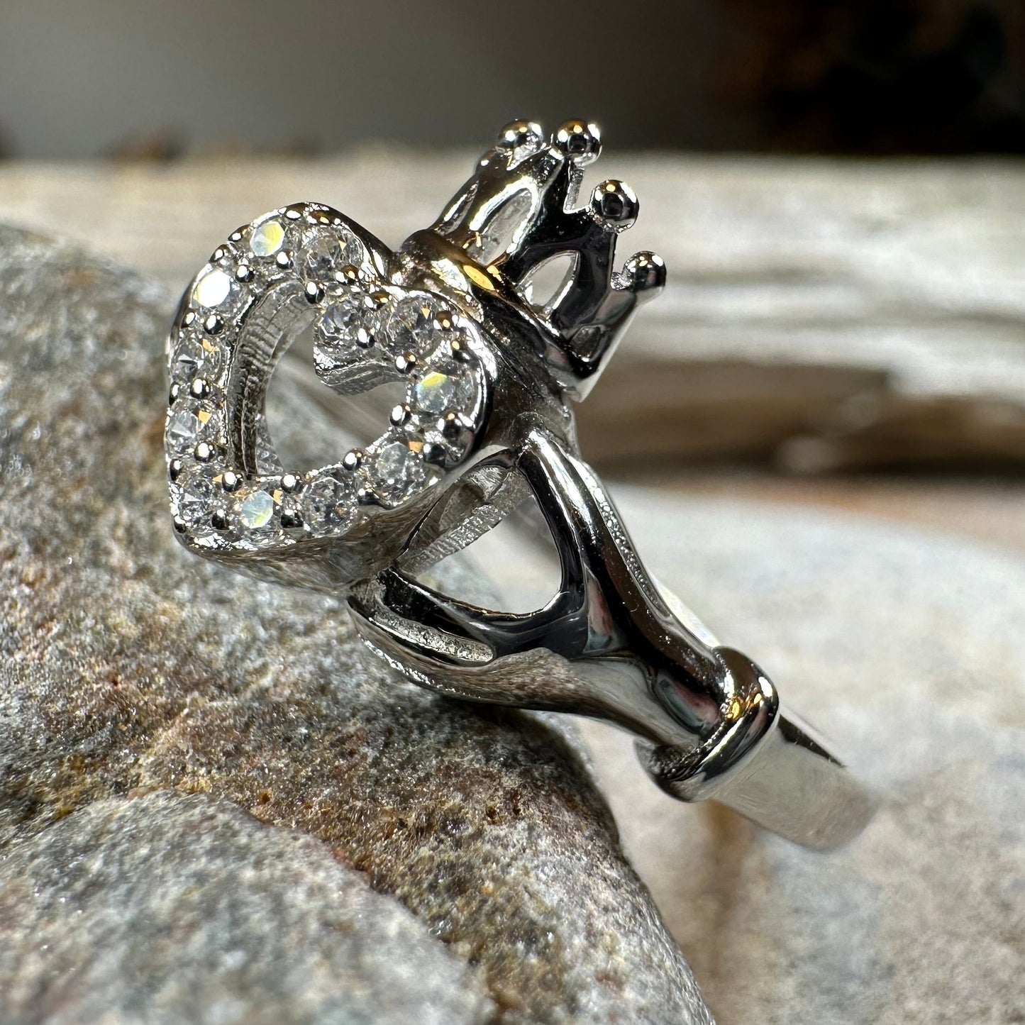 Claddagh Princess Ring