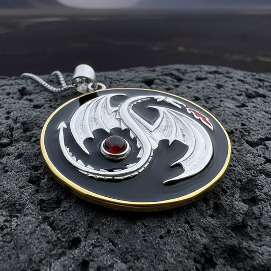 Dragon Yin Yang Necklace