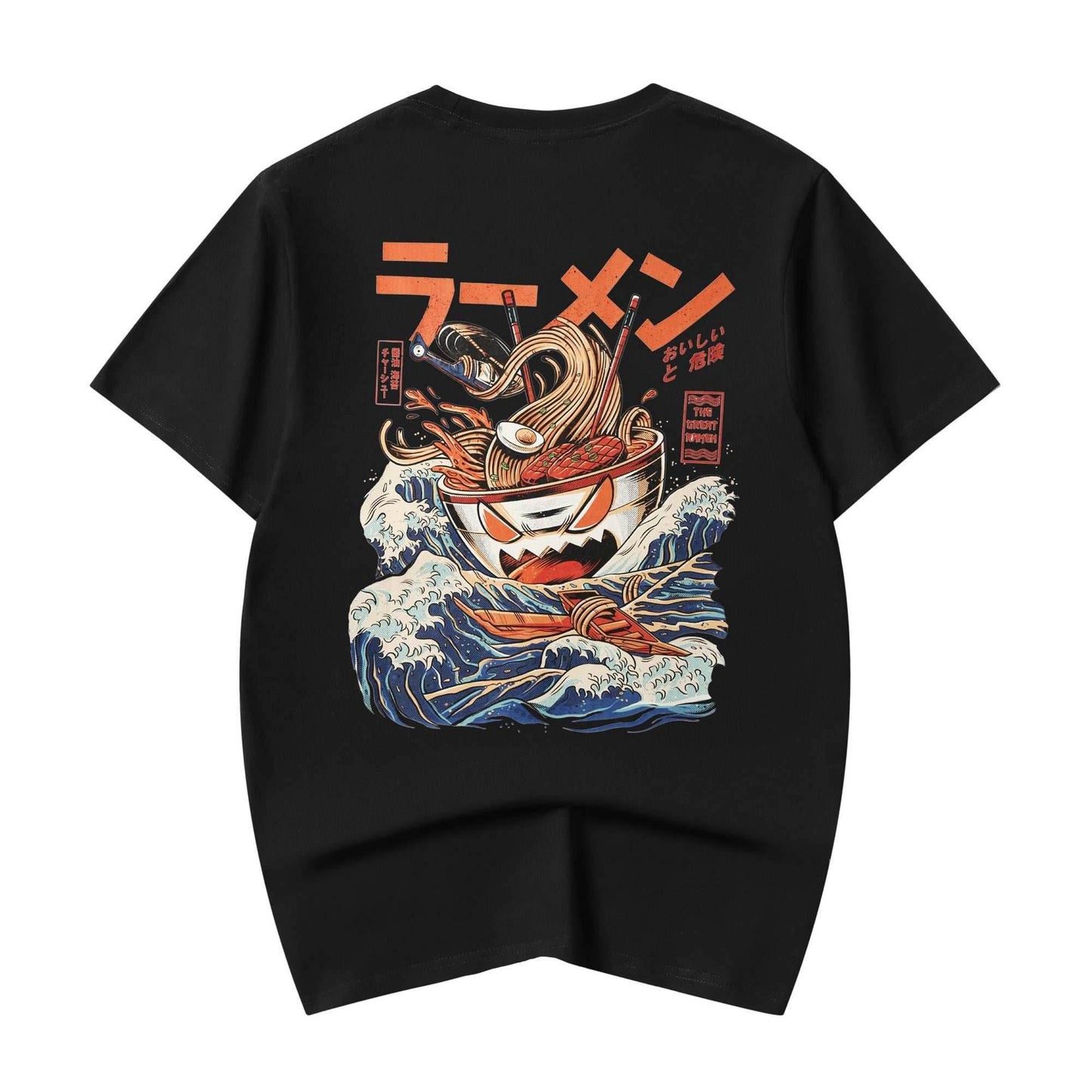 YeT012 Ramen Monster Tee - Black / S