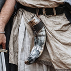 Viking Drinking Horn with Leather Holster – The Journeyman