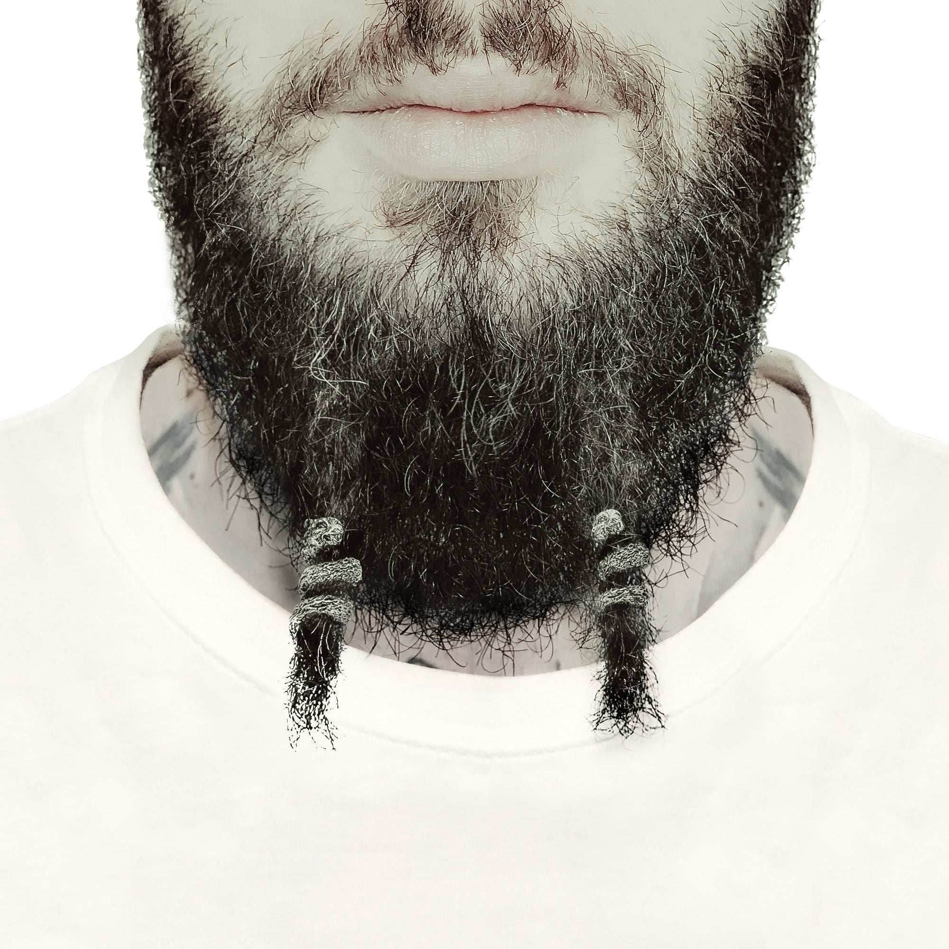 Fenrir Beard Rings (Silver - 4) - 
