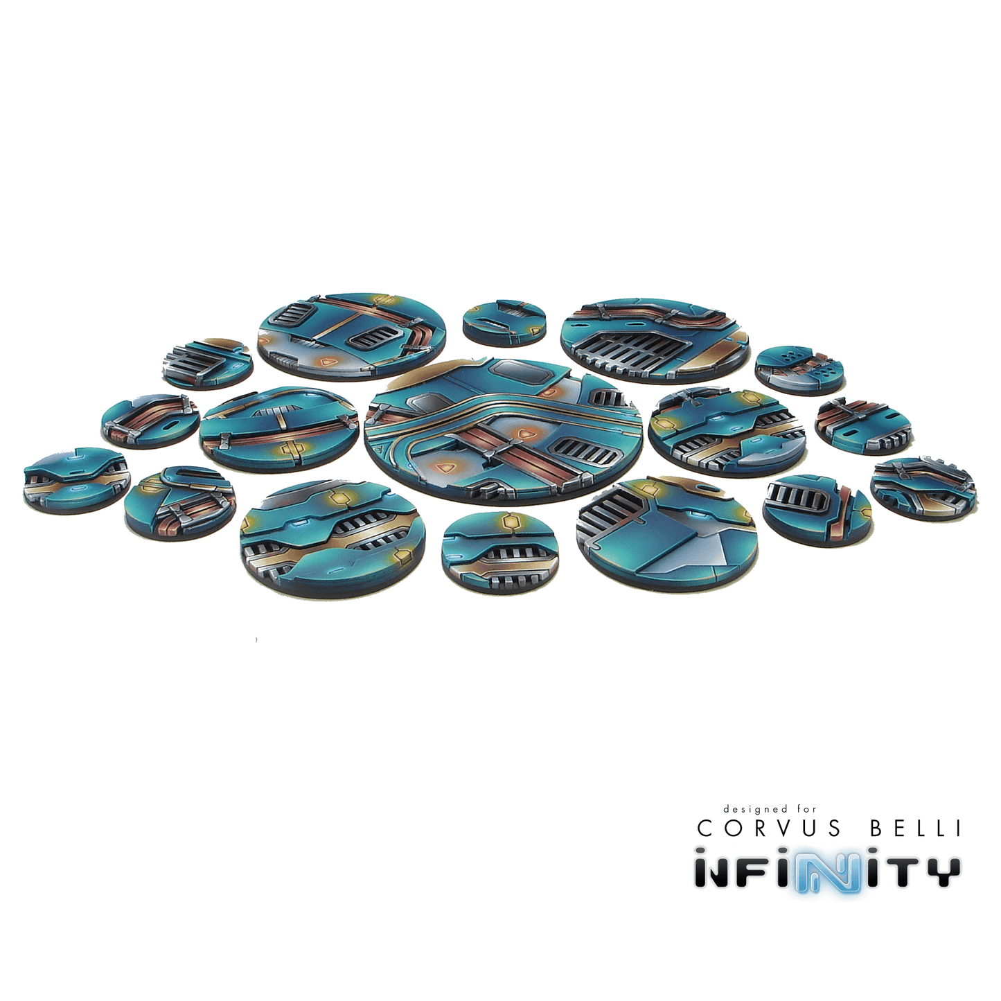 Daedalus Bases - Full Set (16)
