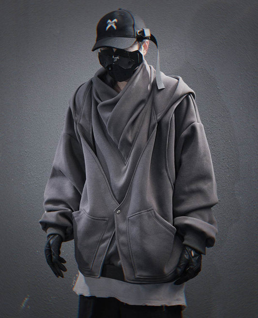 HiH57 Grey Assassin Hoodie - M