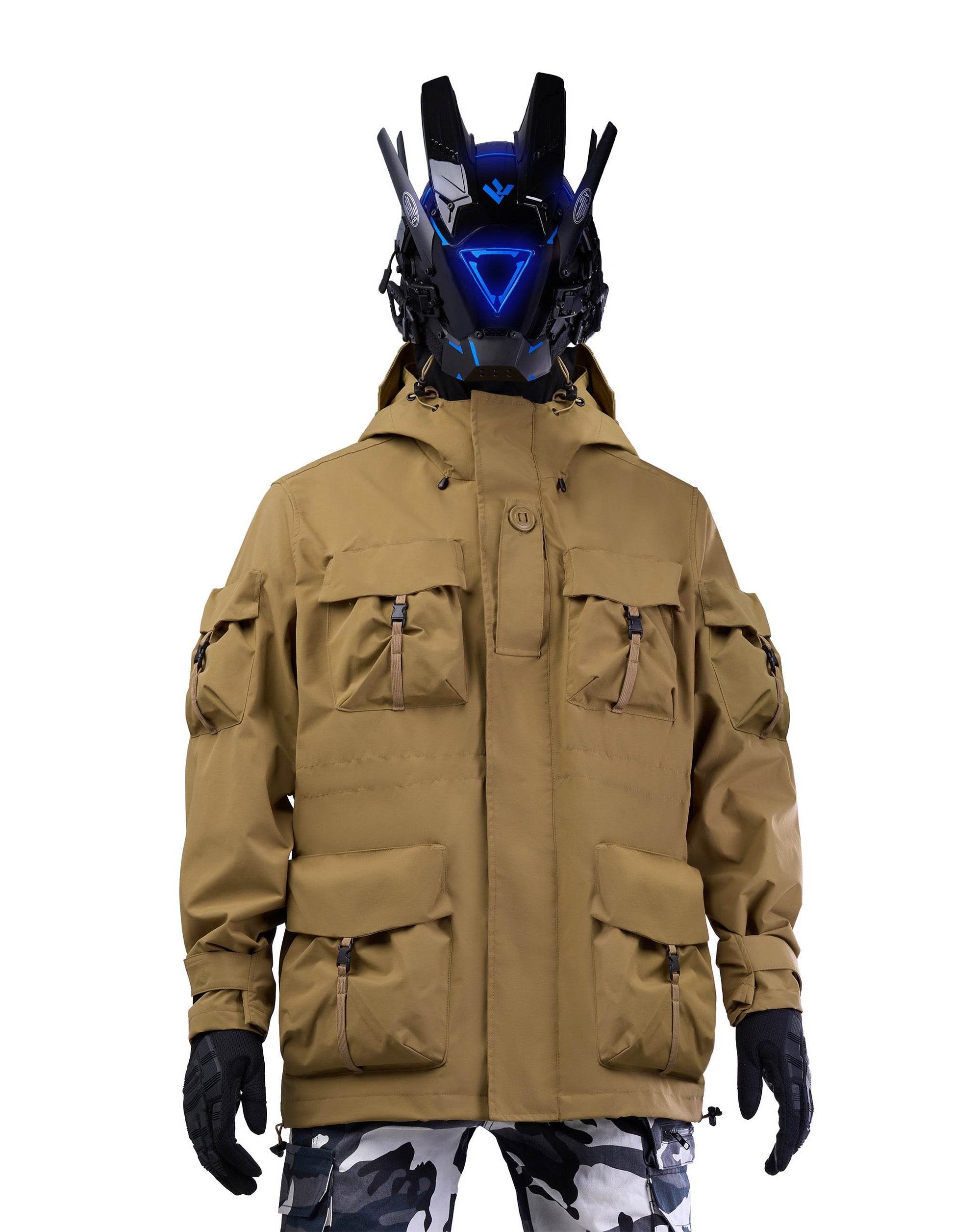 APEJ8 Khaki Tactical Wilderness Jacket - Mustard Yellow / S