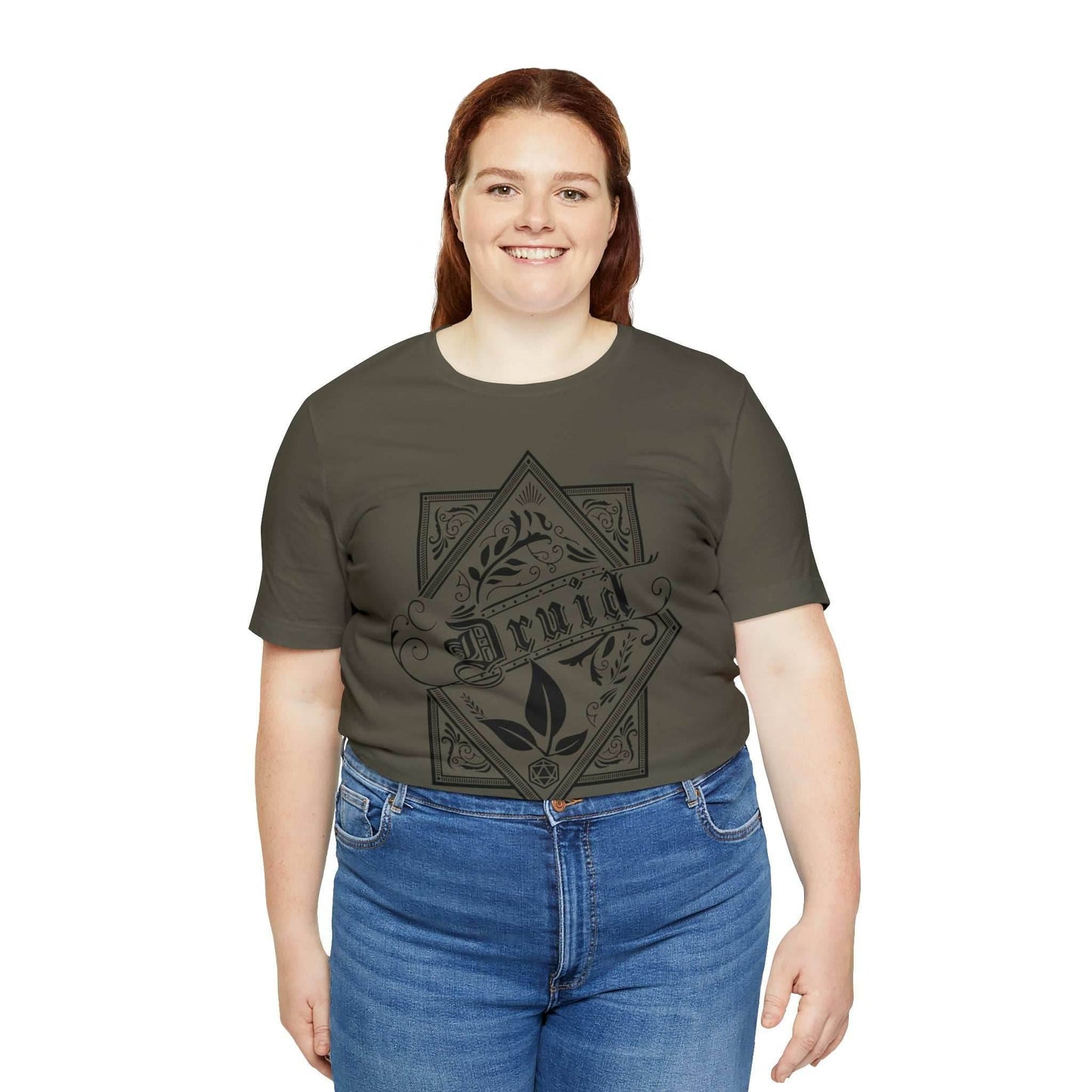 Druid Class Shirt - Army / S